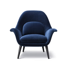 Charger l'image dans la galerie, Fauteuil Swoon bleu, Fredericia