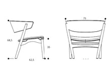 Charger l'image dans la galerie, Fauteuil design, Sibast N°7 lounge tissu