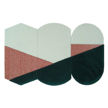 Charger l'image dans la galerie, Tapis graphique vert et orange, Portego