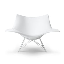Charger l'image dans la galerie, Fauteuil à bascule design Stingray blanc, Fredericia