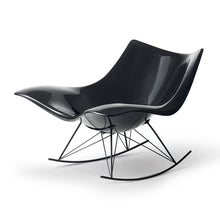 Charger l'image dans la galerie, Fauteuil à bascule design Stingray noir, Fredericia