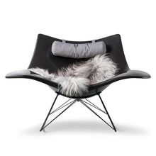 Charger l'image dans la galerie, Fauteuil à bascule design Stingray noir, Fredericia