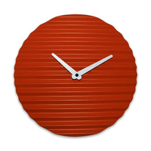 Charger l'image dans la galerie, Horloge design Wave, rouge