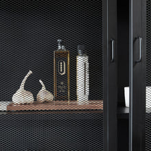 Charger l'image dans la galerie, Vitrine métal noir L 100 cm, Hübsch