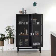 Charger l'image dans la galerie, Vitrine métal noir L 100 cm, Hübsch