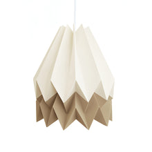 Charger l'image dans la galerie, Suspension origami, blanc et taupe