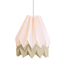 Charger l'image dans la galerie, Suspension origami, rose et taupe