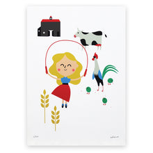 Charger l'image dans la galerie, Poster chambre enfant, ferme