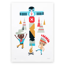 Charger l'image dans la galerie, Poster chambre enfant, indien