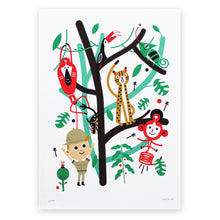Charger l'image dans la galerie, Poster chambre enfant, jungle