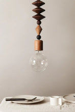 Charger l&#39;image dans la galerie, Suspension design bois, Art
