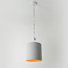 Charger l&#39;image dans la galerie, Suspension design, gris et orange
