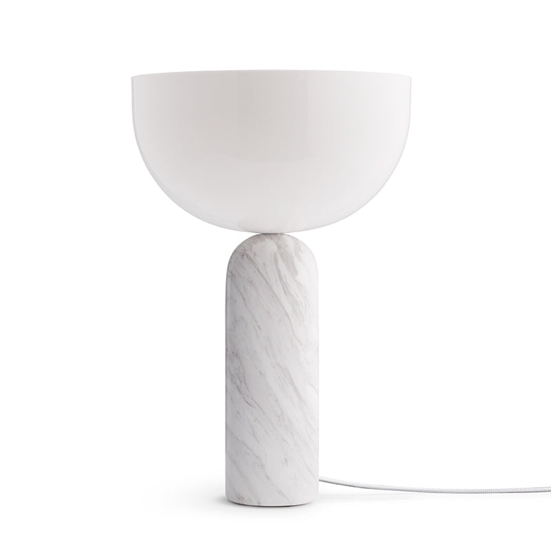 Lampe de Table Kizu, marbre blanc, New Works