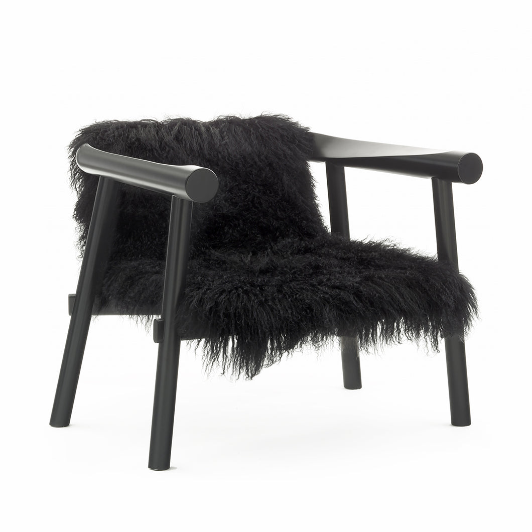 Fauteuil design Altay noir, Coédition