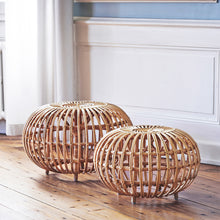 Charger l&#39;image dans la galerie, Pouf rotin Ottoman, Sika Design
