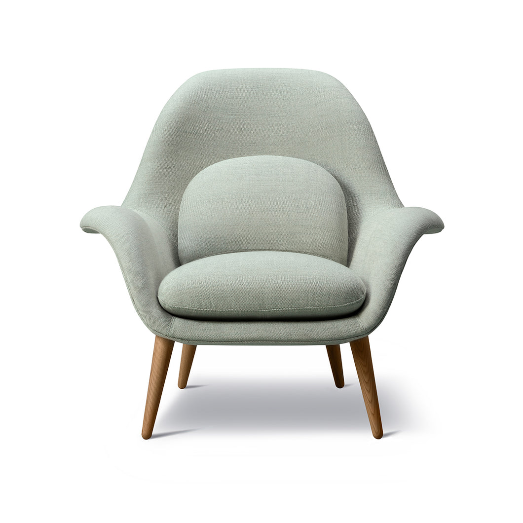 Fauteuil Swoon vert pastel, Fredericia