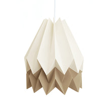 Charger l&#39;image dans la galerie, Suspension origami, blanc et taupe
