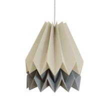 Charger l&#39;image dans la galerie, Suspension origami, taupe et gris foncé
